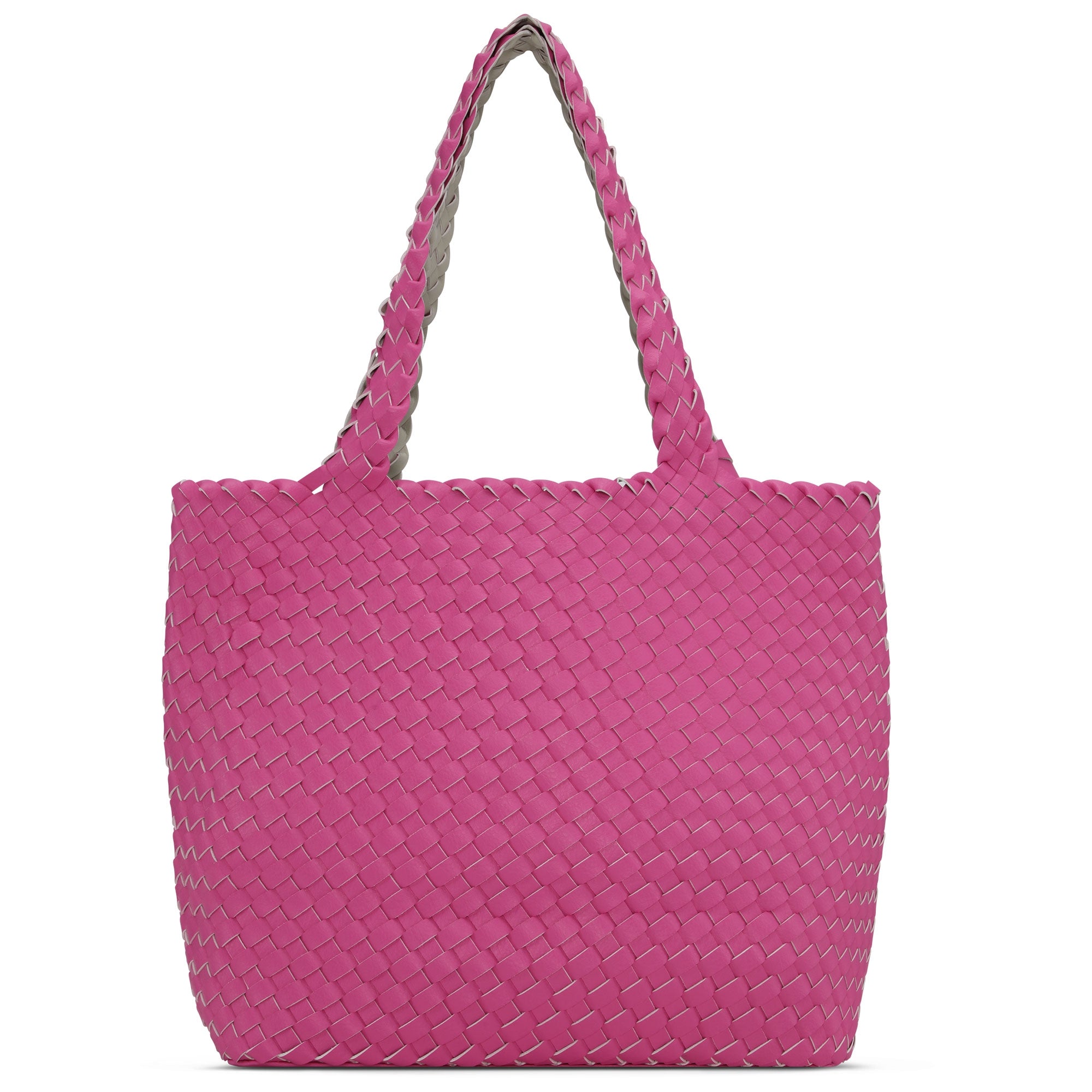 Reversible Tote Bag BAG08 M - 399151 Azalea Pink Sand | Azalea Pink Sand | Bag | Ilse Jacobsen
