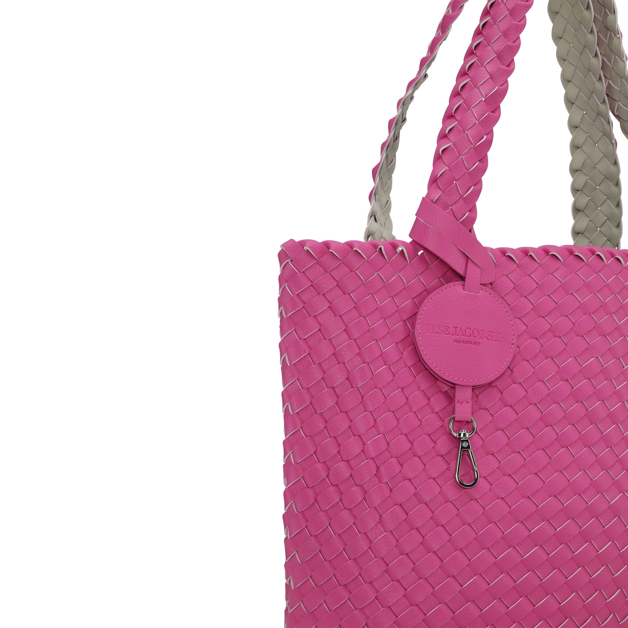 Reversible Tote Bag BAG08 M - 399151 Azalea Pink Sand | Azalea Pink Sand | Bag | Ilse Jacobsen