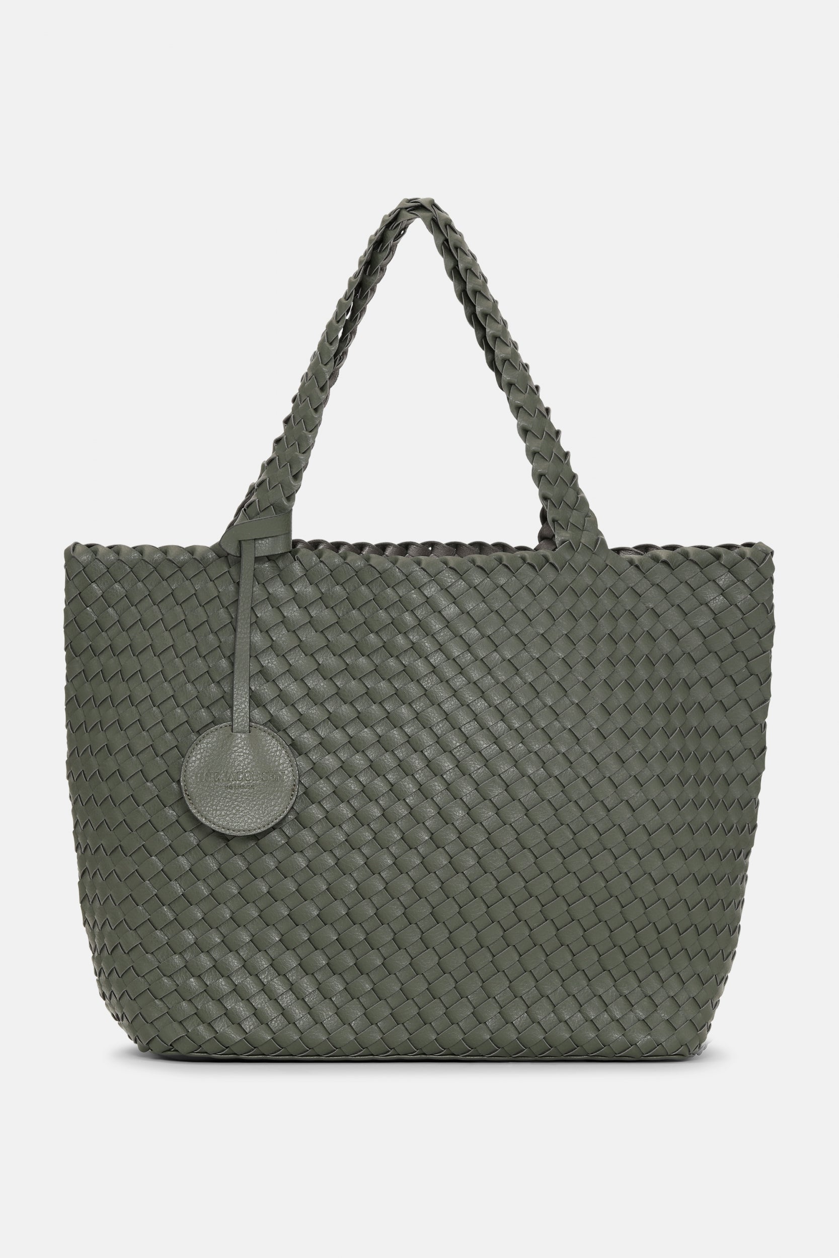Reversible Tote Bag BAG08 M - 410718 Army Metallic | Army Metal | Bag | Ilse Jacobsen