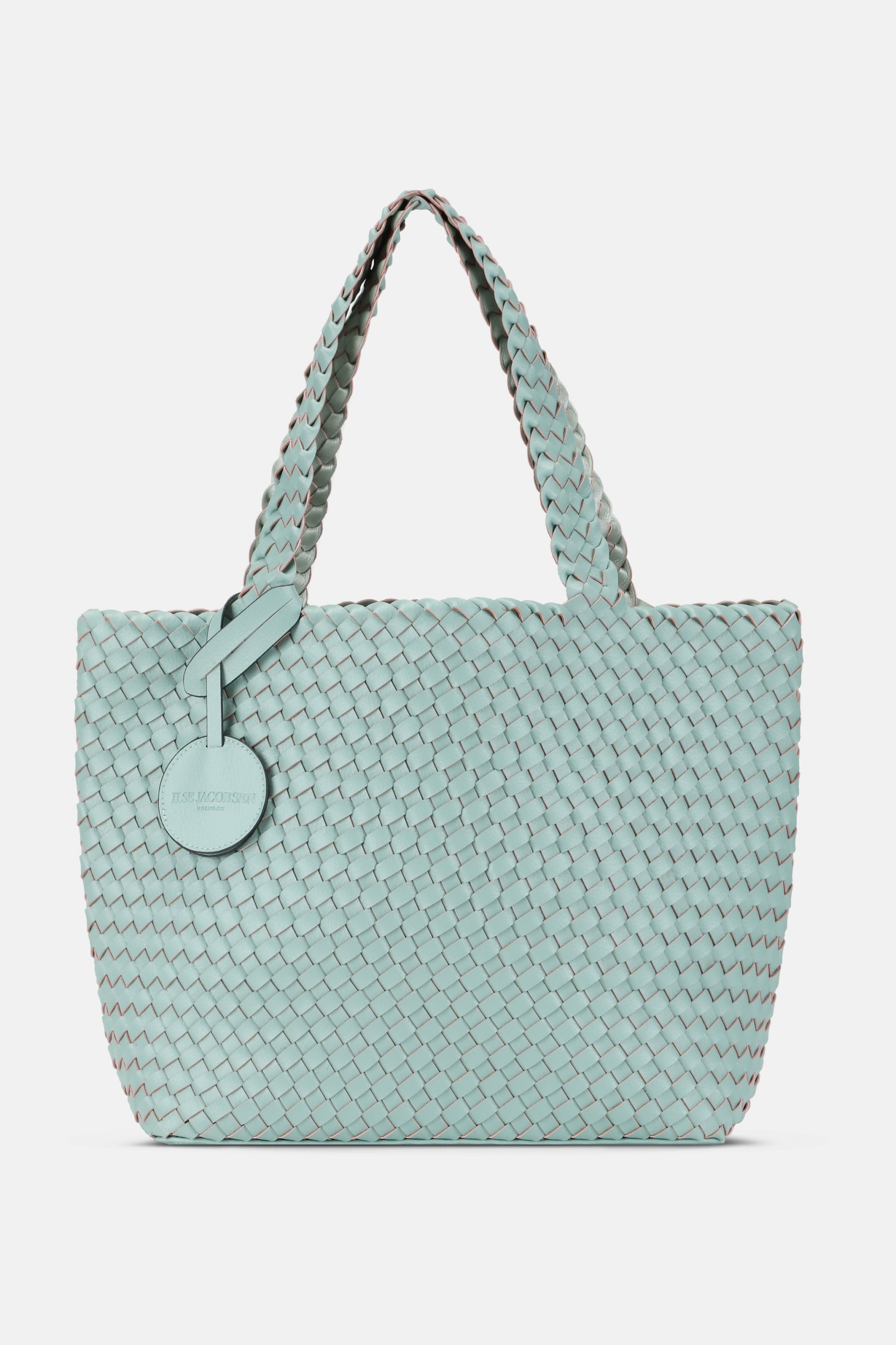 Reversible Tote bag BAG08 M - 417715 Beach Glass Metallic Mint | Beach Glass Metallic Mint | Bag | Ilse Jacobsen