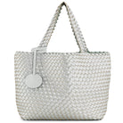 Reversible Tote bag BAG08 M | Bleach Silver | Bag | Ilse Jacobsen
