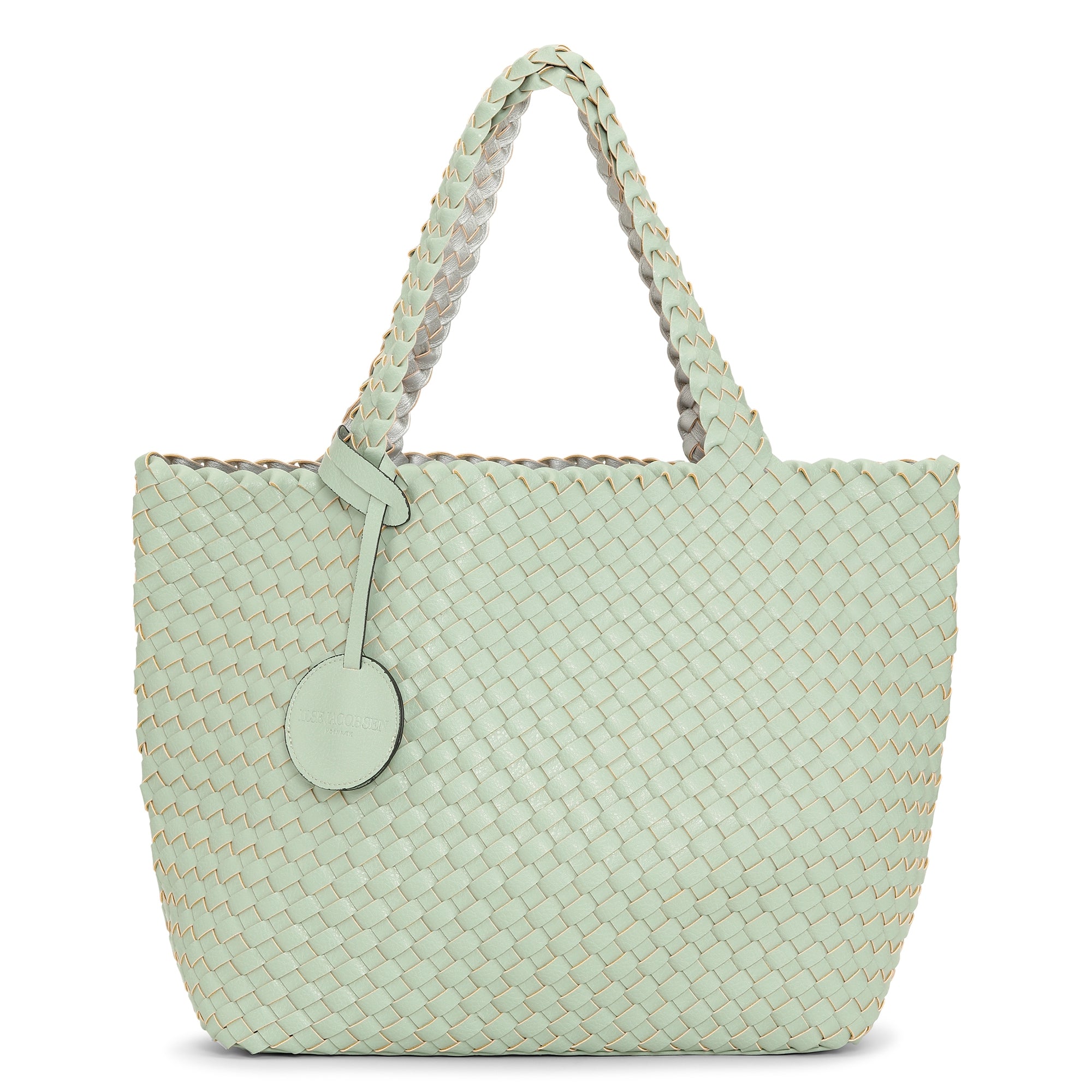 Reversible Tote bag BAG08 M - 451710 Bleach Silver | Bleach Silver | Bag | Ilse Jacobsen