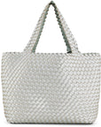 Reversible Tote bag BAG08 M - 451710 Bleach Silver | Bleach Silver