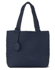 Reversible Tote bag BAG08 M | Navy Metalic Blue | Bag | Ilse Jacobsen