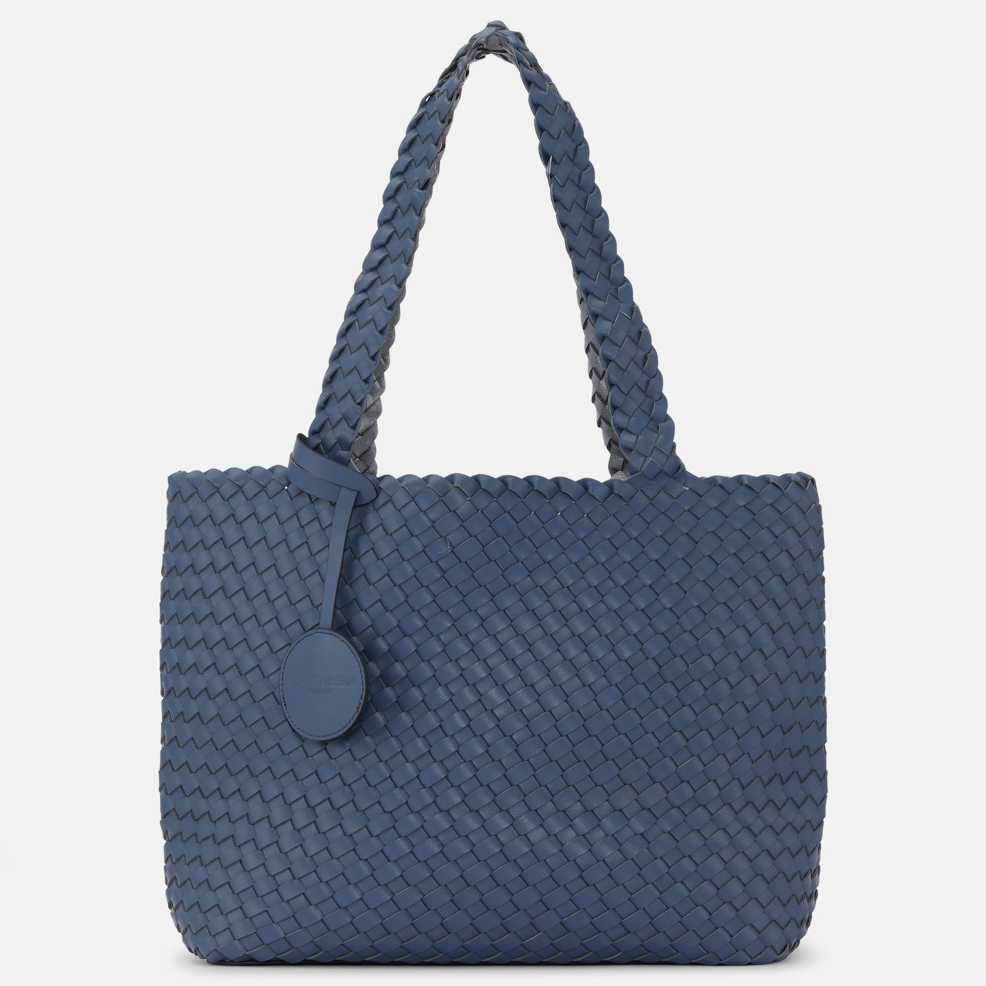 Reversible Tote bag BAG08 M | Orion Blue Antique Silver | Bag | Ilse Jacobsen