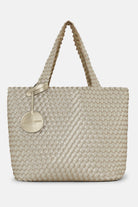 Reversible Tote Bag BAG08 M | Platin Silver | Bag | Ilse Jacobsen