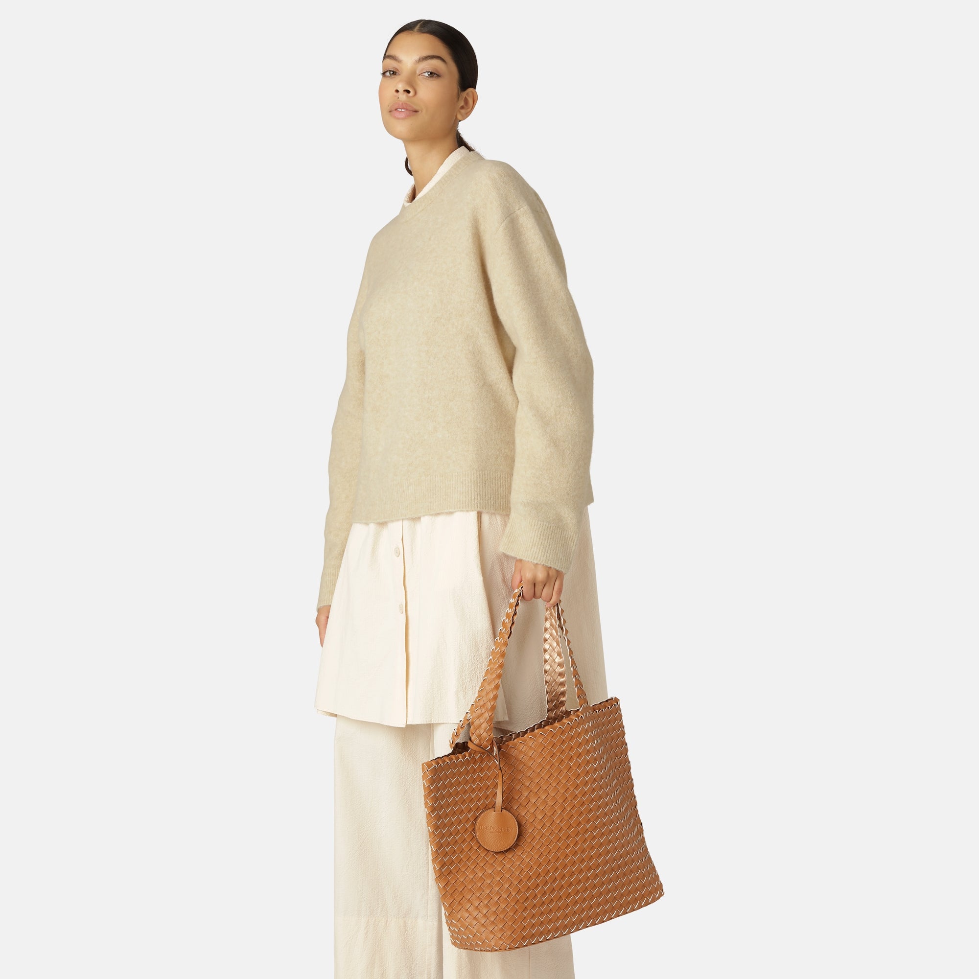 Reversible Tote bag BAG08 M - 821720 Pumpkin Copper | Pumpkin Copper | Bag | Ilse Jacobsen