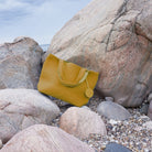 Reversible Tote bag BAG08 M | Citronella Lime Green Metallic | Bag | Ilse Jacobsen