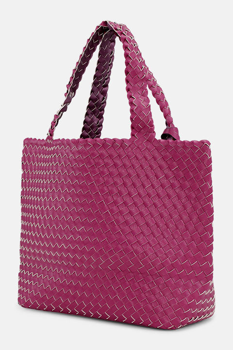 Reversible Tote bag BAG08 M | Magenta Haze Magenta Haze Metallic | Bag | Ilse Jacobsen