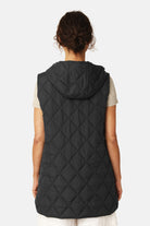 Lang Gewatteerd Vest BEAT02 | Dark Indigo | Vest | Ilse Jacobsen