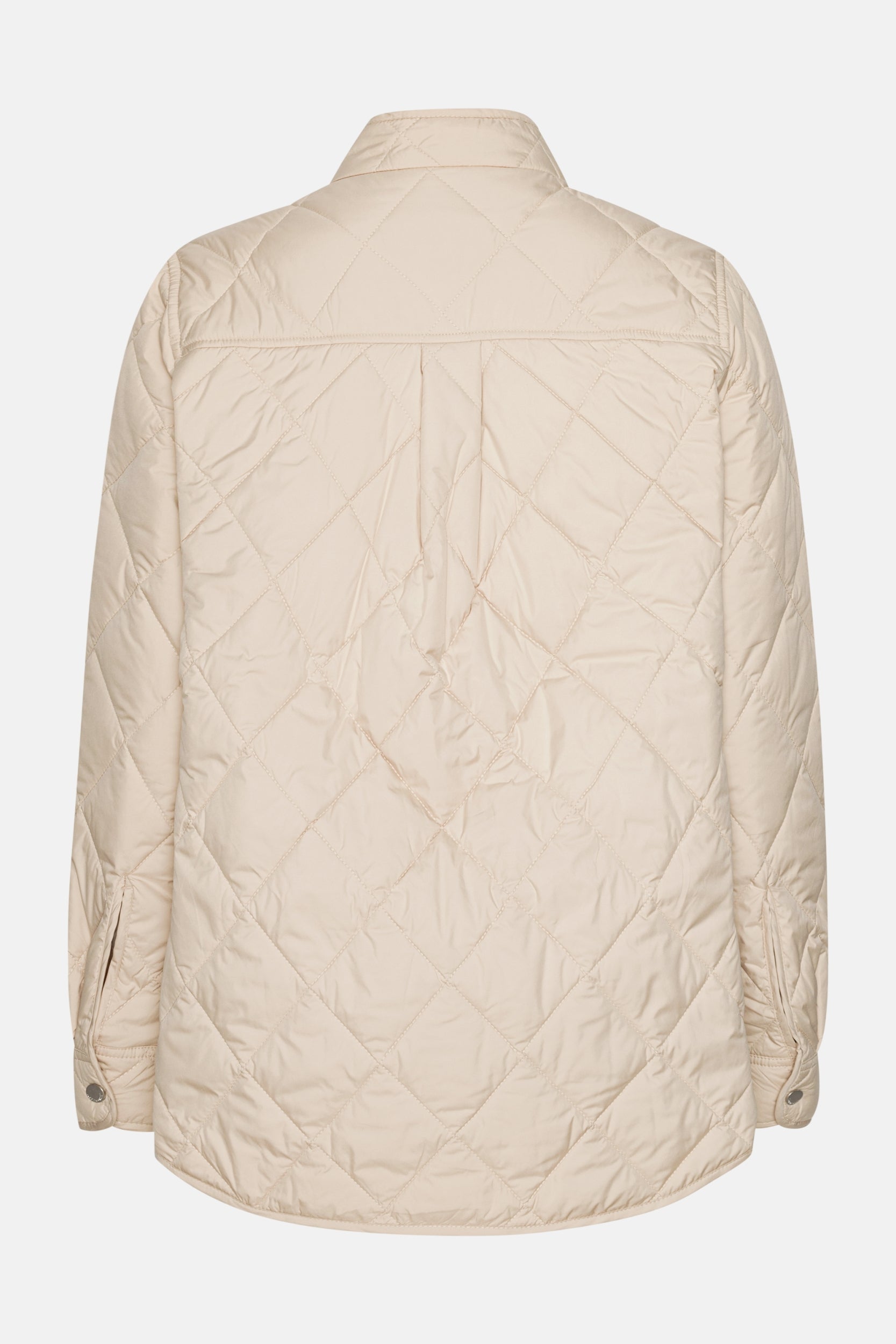 Gewatteerde Shirt Jacket BEAT04 | Light Camel | Jacket | Ilse Jacobsen