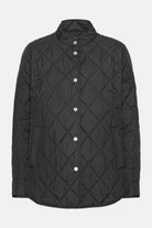 Gewatteerde Shirt Jacket BEAT04 | Dark Indigo | Jacket | Ilse Jacobsen