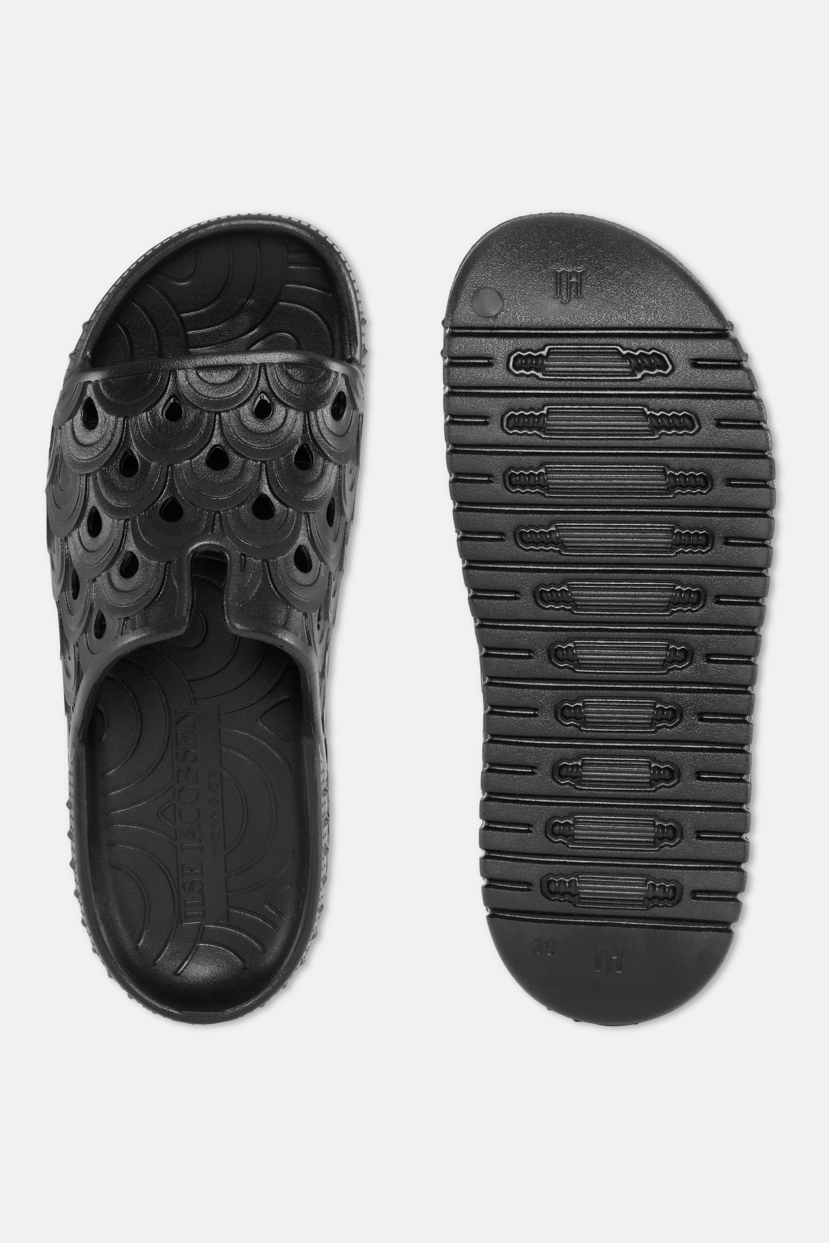 Birch Sandal BIRCH02 - 001 Black | Black | Flip Flop | Ilse Jacobsen