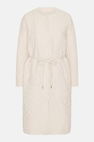 Lang Gewatteerde Jas BLOSSOM01 | Kit | Jacket | Ilse Jacobsen