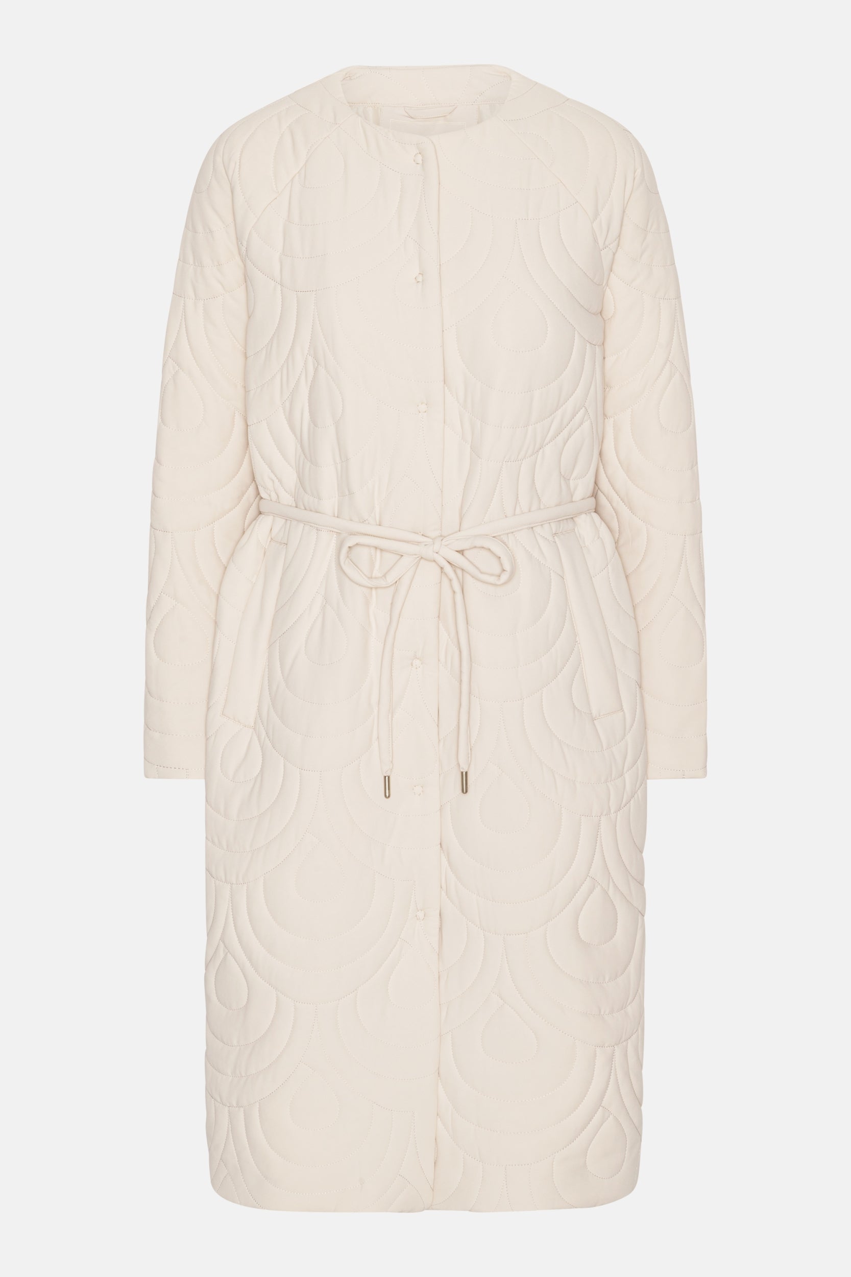 Lang Gewatteerde Jas BLOSSOM01 | Kit | Jacket | Ilse Jacobsen