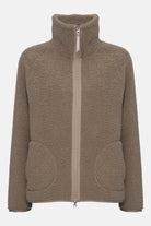 Kort teddyjack BONDEDPILE01 | Greige | Jacket | Ilse Jacobsen