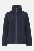Kort teddyjack BONDEDPILE01 | Dark Indigo | Jacket | Ilse Jacobsen