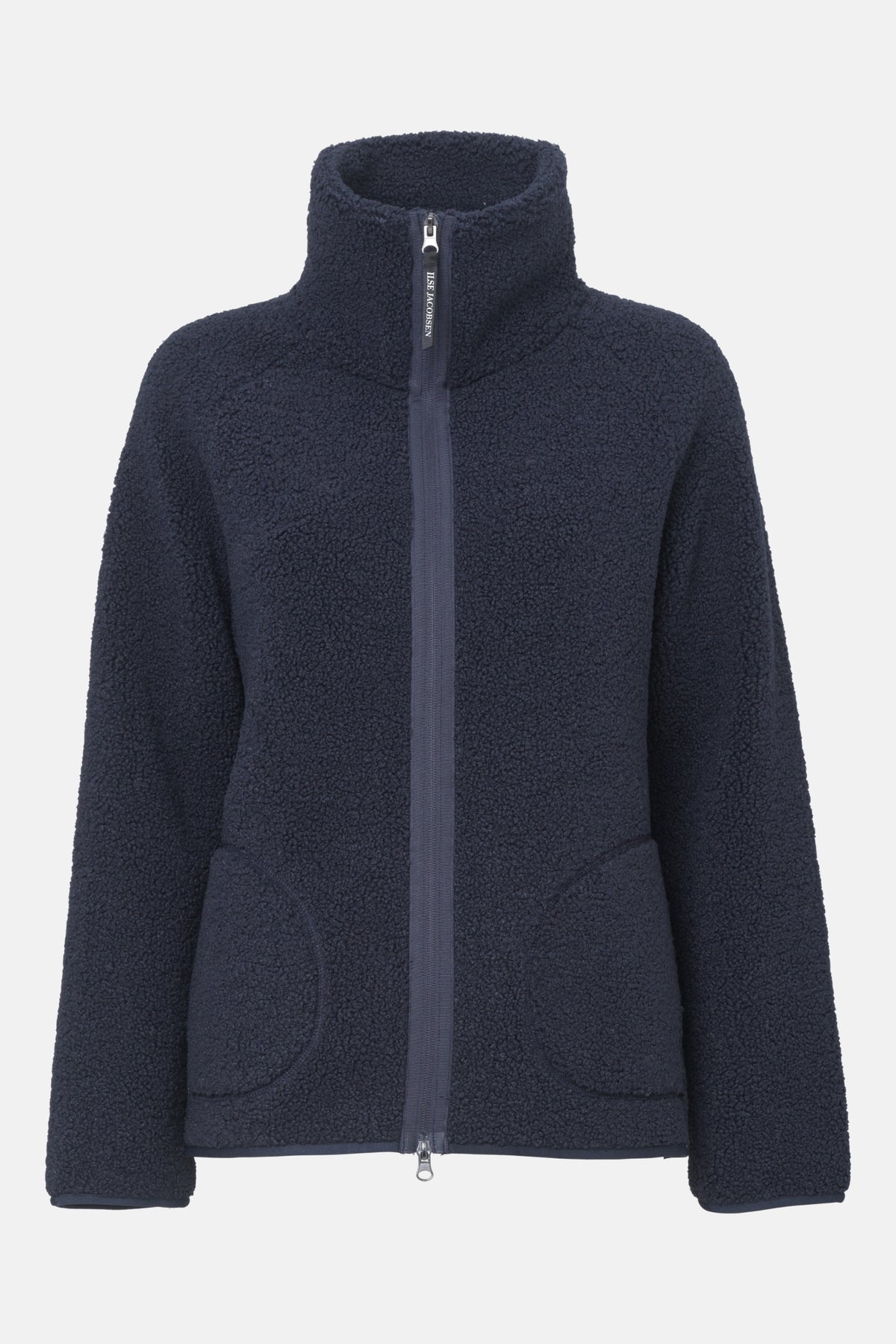 Kort teddyjack BONDEDPILE01 | Dark Indigo | Jacket | Ilse Jacobsen