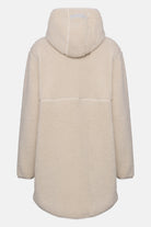 Teddy fleecejack met capuchon BONDEDPILE04 | Kit | Jacket | Ilse Jacobsen