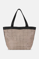 Gevlochten Shopper BRAID02 | Sand Pile Black | Bag | Ilse Jacobsen