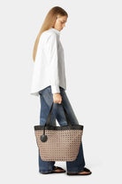 Gevlochten Shopper BRAID02 | Sand Pile Black | Bag | Ilse Jacobsen