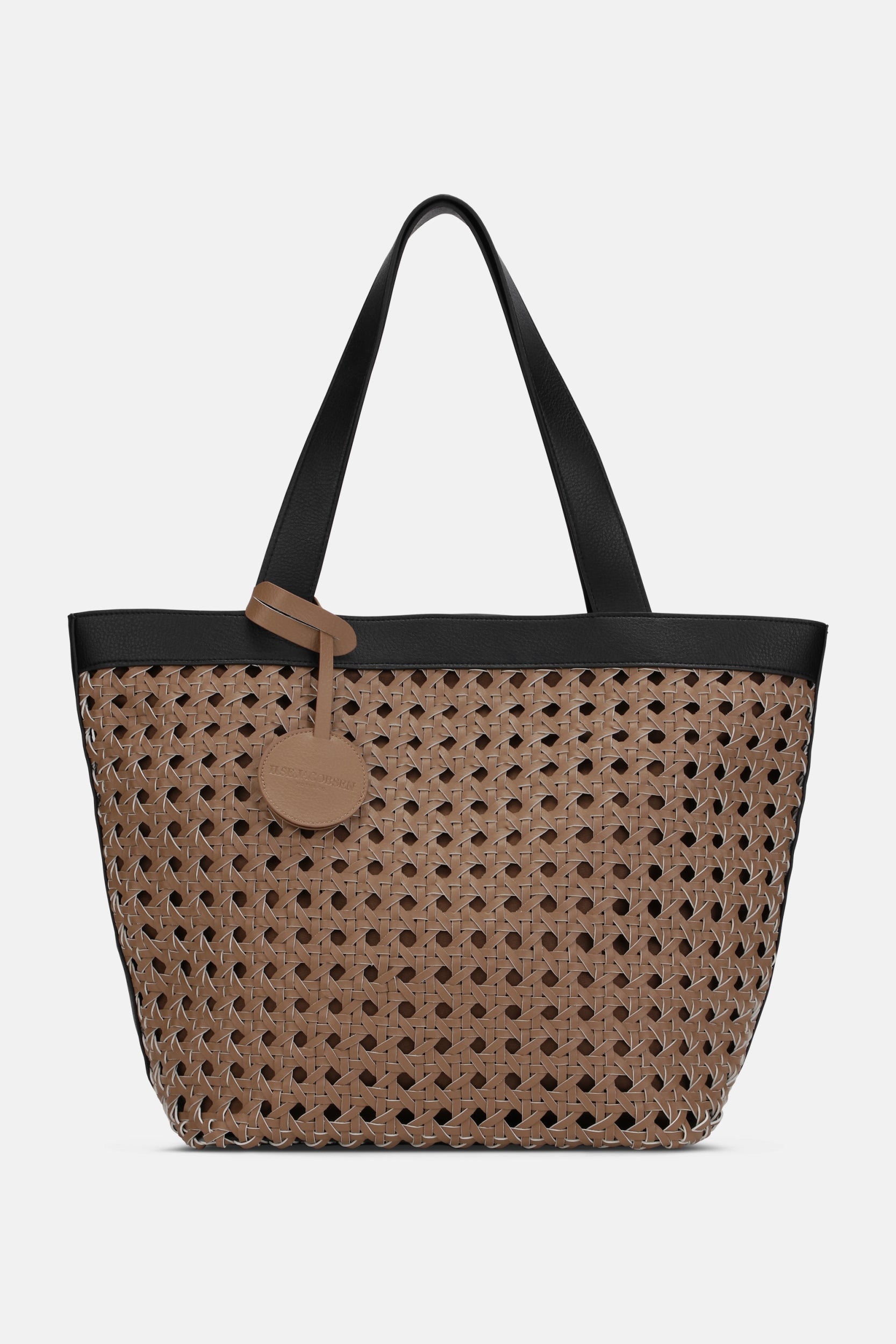 Gevlochten Shopper BRAID02 - 248001 Mocca Black | Mocca Black | Bag | Ilse Jacobsen