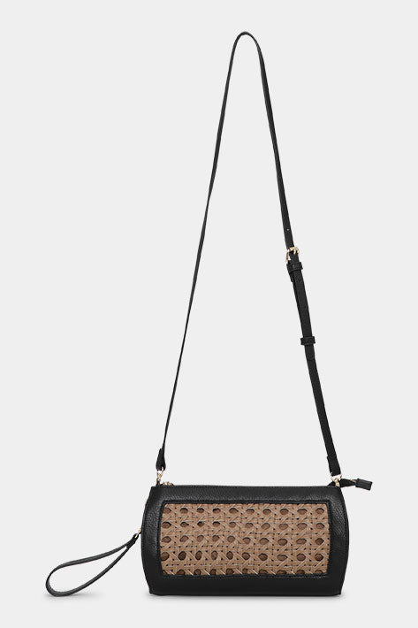 Gevlochten Clutch BRAID04 - 248001 Mocca Black | Mocca Black | Bag | Ilse Jacobsen
