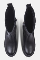 Hoge leren laarzen CALIRA07 | Black Black | Shoes | Ilse Jacobsen