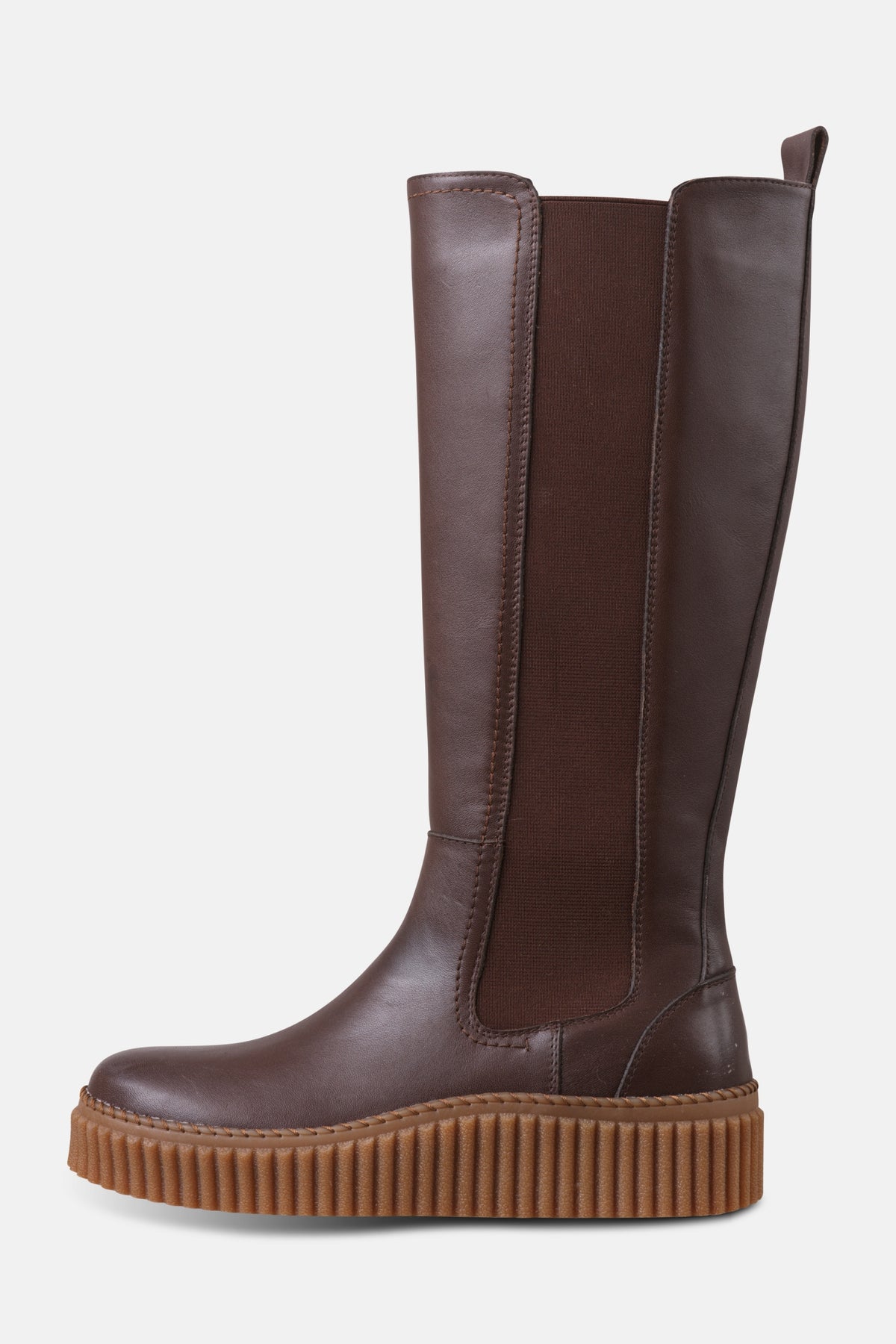 Hoge leren laarzen CALIRA07 | Brown Clay | Shoes | Ilse Jacobsen