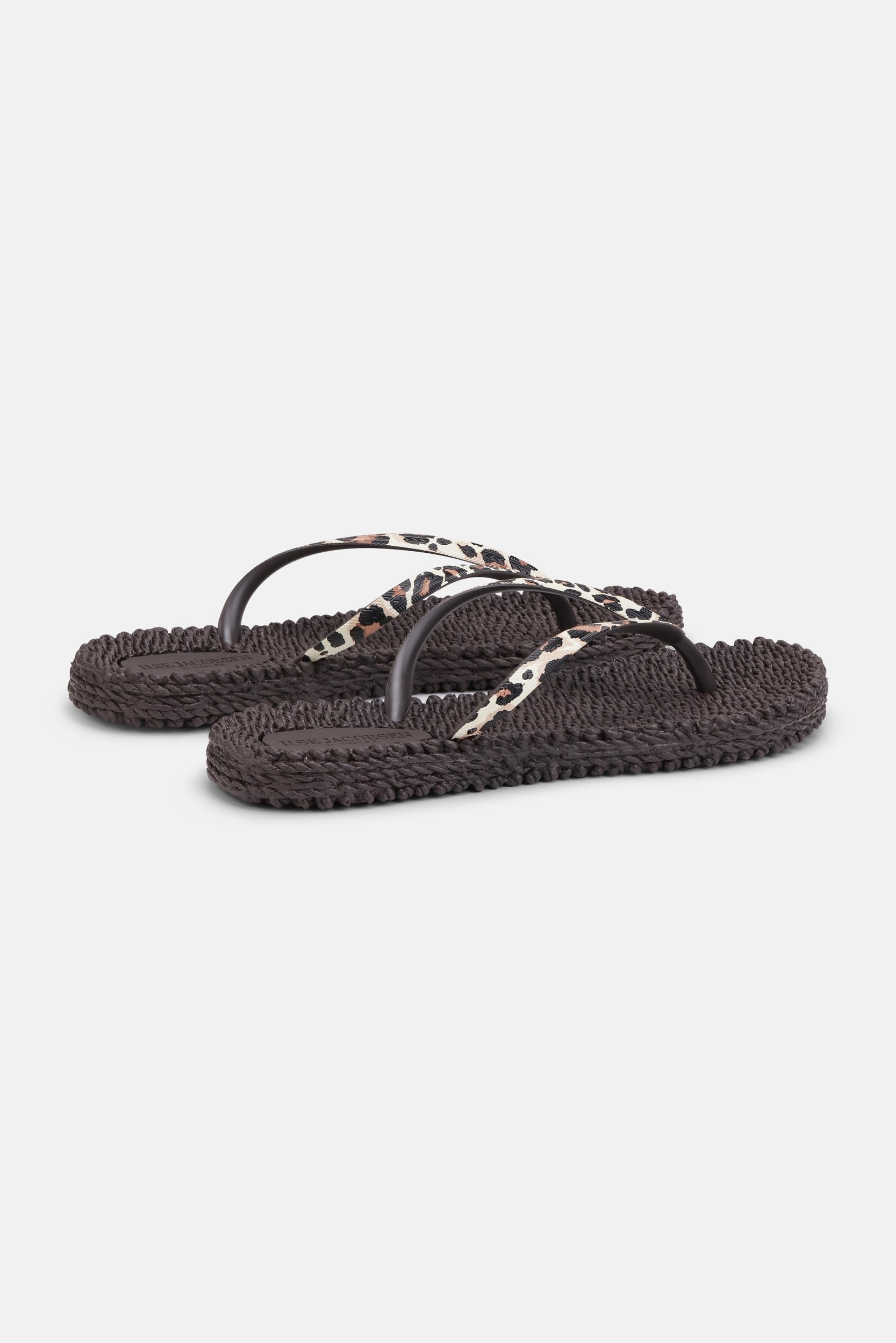 Slippers met leopardprint CHEERFUL01P - 263 Brown Panthera Print | Brown Panthera Print | Flip Flop | Ilse Jacobsen