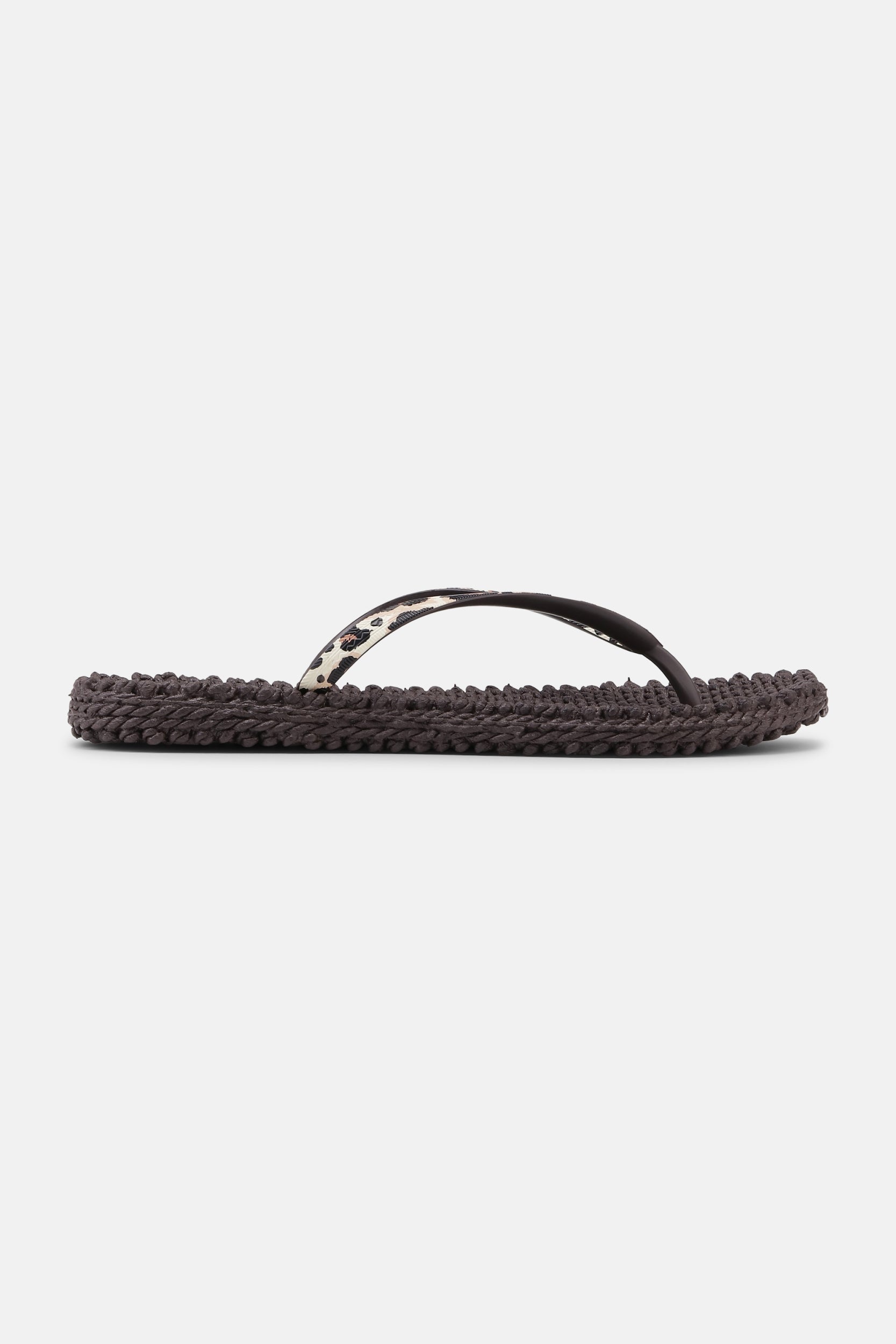 Slippers met leopardprint CHEERFUL01P - 263 Brown Panthera Print | Brown Panthera Print | Flip Flop | Ilse Jacobsen