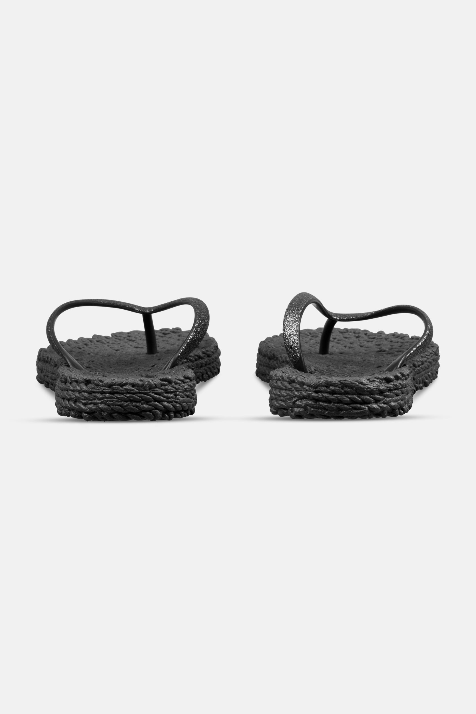 Slippers met subtiele glitter CHEERFUL01 | Black | Flip Flop | Ilse Jacobsen