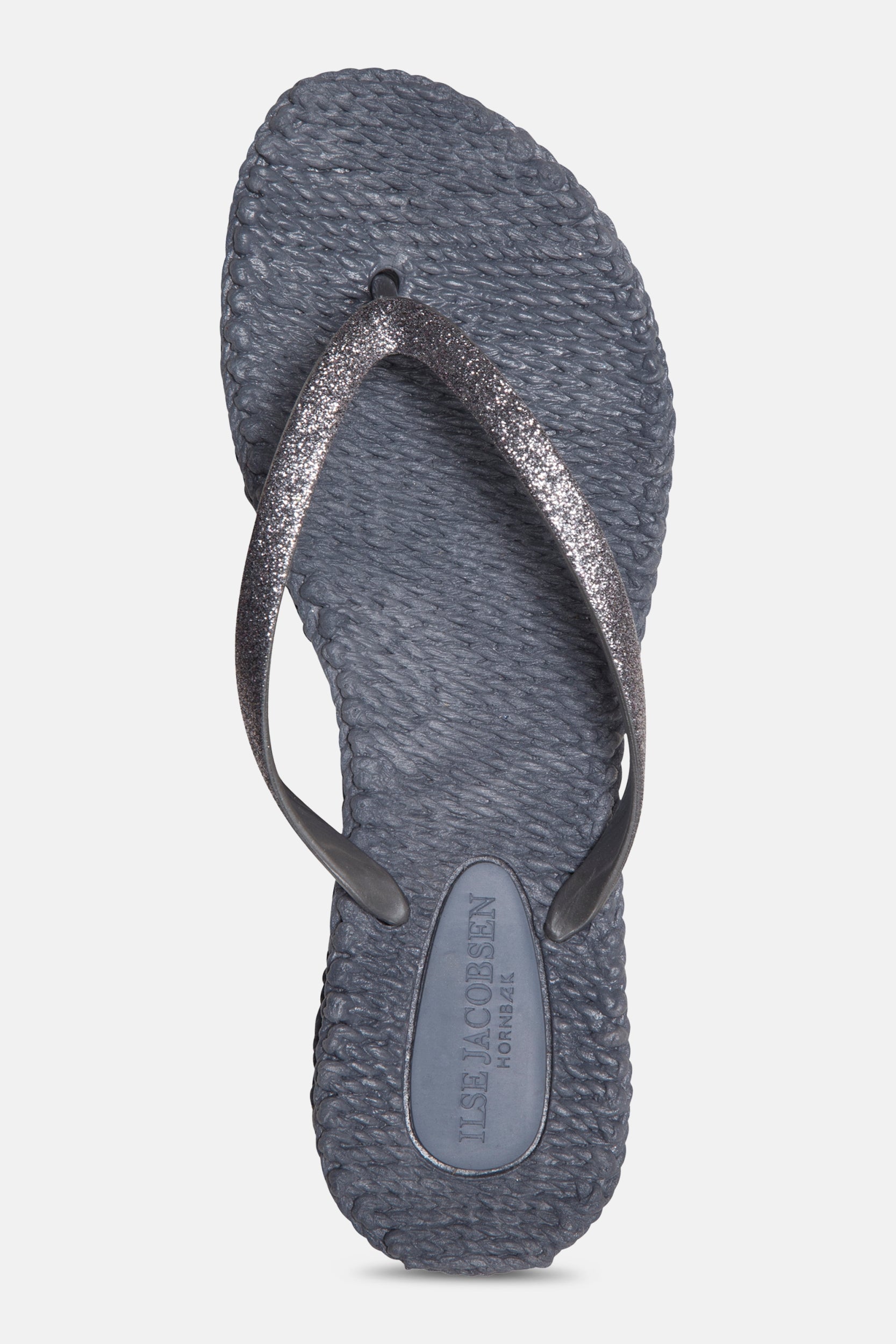 Slippers met subtiele glitter CHEERFUL01 | Grey | Flip Flop | Ilse Jacobsen