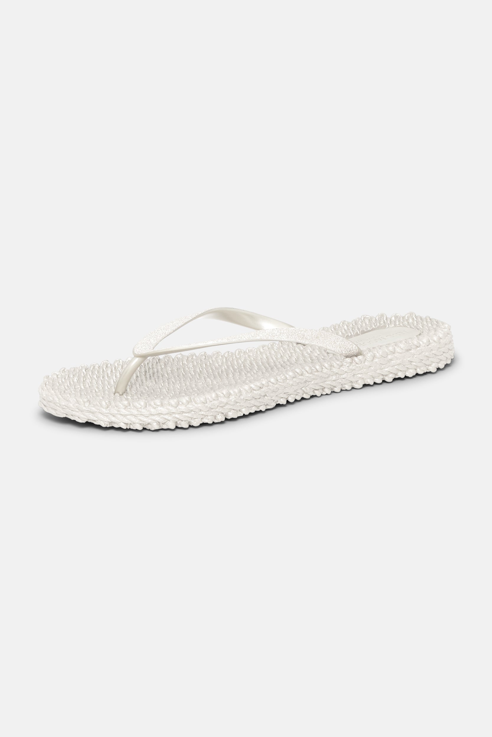 Slippers met subtiele glitter CHEERFUL01 | Creme | Flip Flop | Ilse Jacobsen