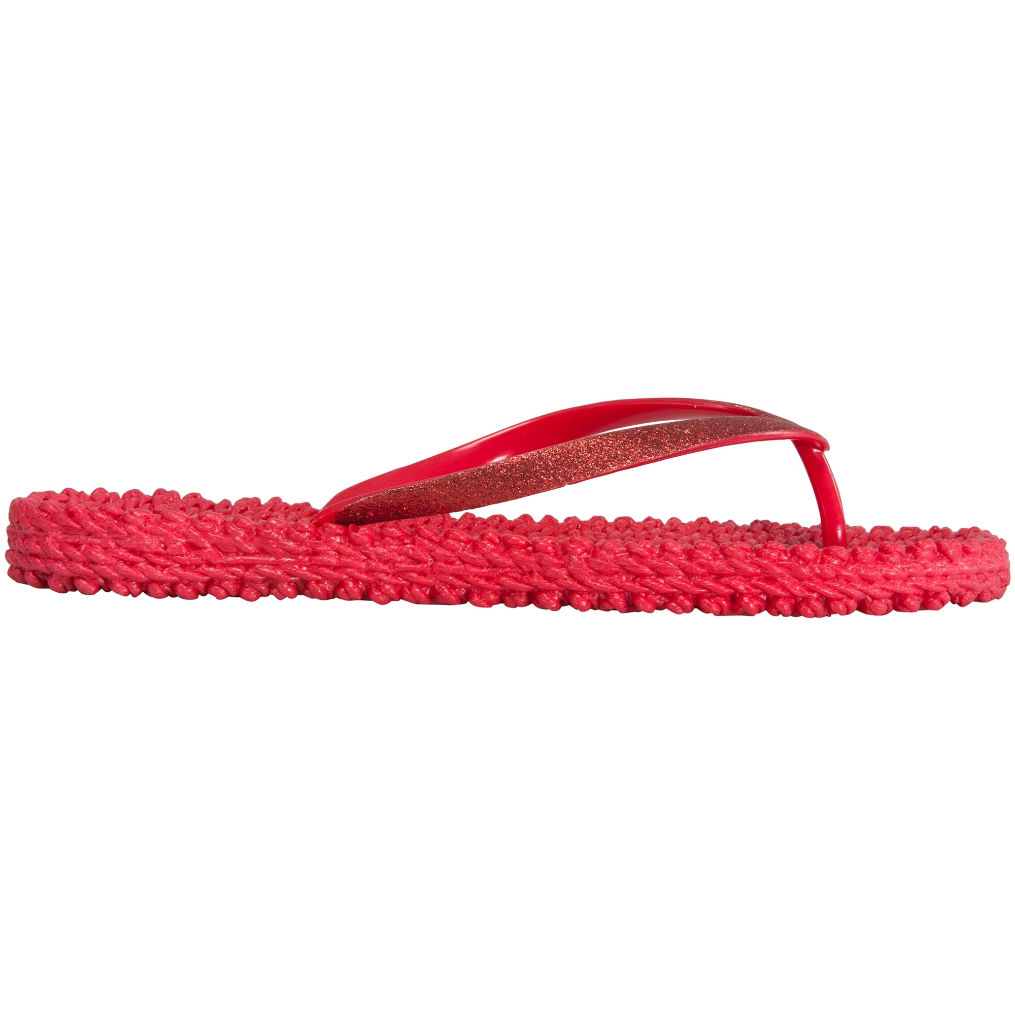 Slippers met glitter CHEERFUL01 - 303 Deep Red | Deep Red | Flip Flop | Ilse Jacobsen