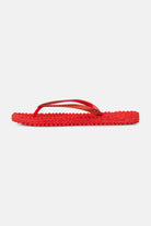 Slippers met subtiele glitter CHEERFUL01 | Deep Red | Flip Flop | Ilse Jacobsen