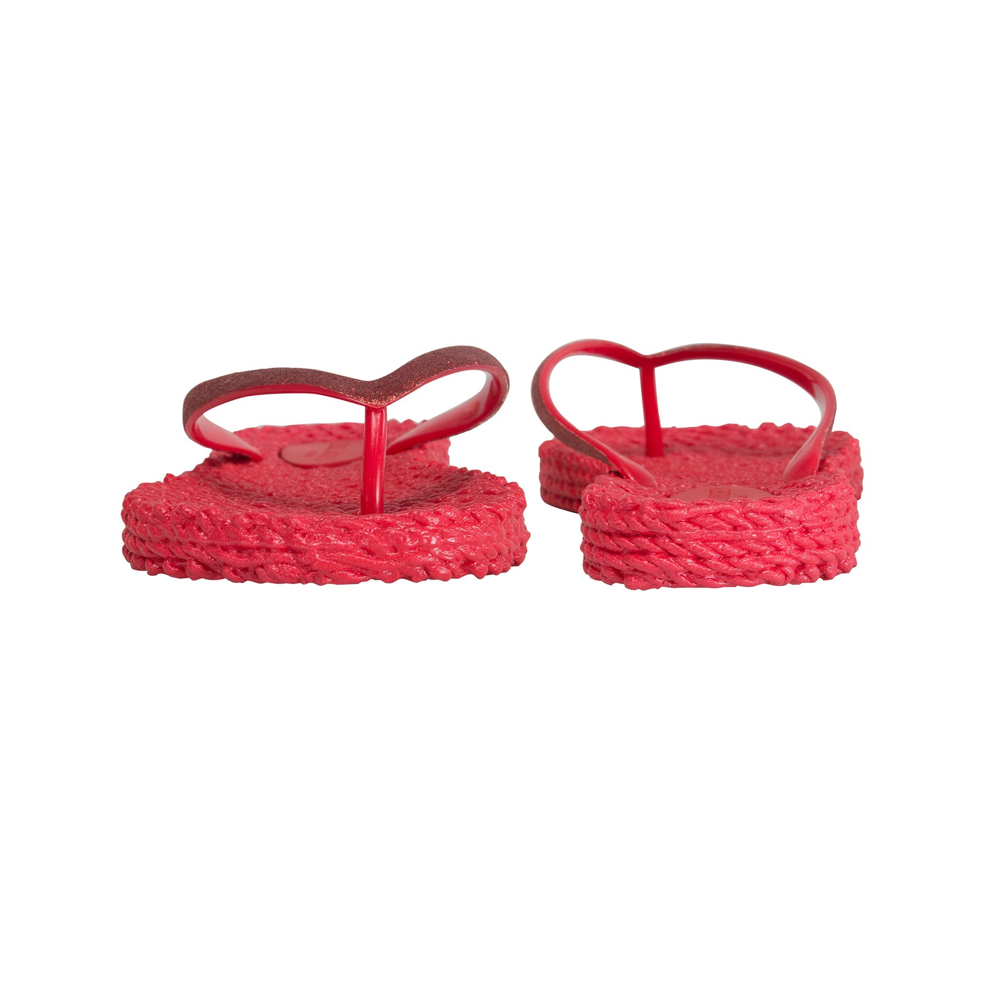 Slippers met glitter CHEERFUL01 - 303 Deep Red | Deep Red | Flip Flop | Ilse Jacobsen