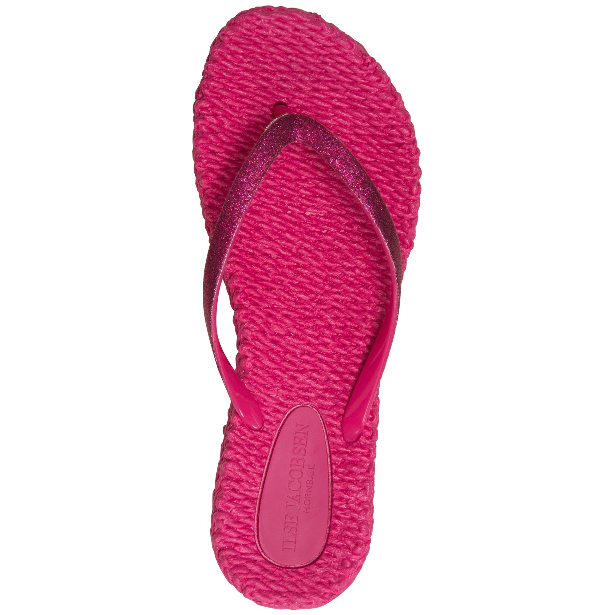 Slippers met glitter CHEERFUL01 - 317 Warm Pink | Warm Pink | Flip Flop | Ilse Jacobsen