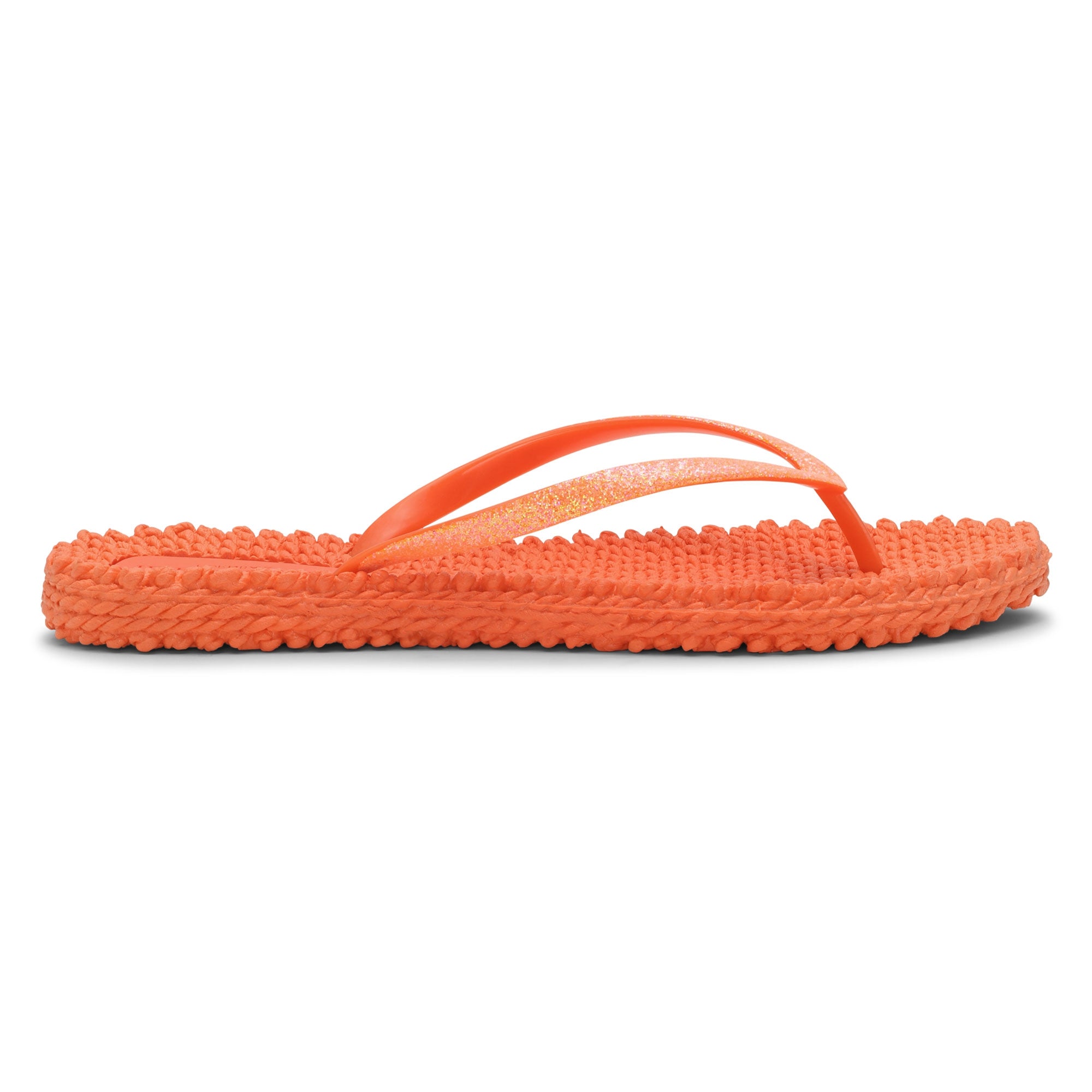 Slippers met glitter CHEERFUL01 - 349 Hot Orange | Hot Orange | Flip Flop | Ilse Jacobsen