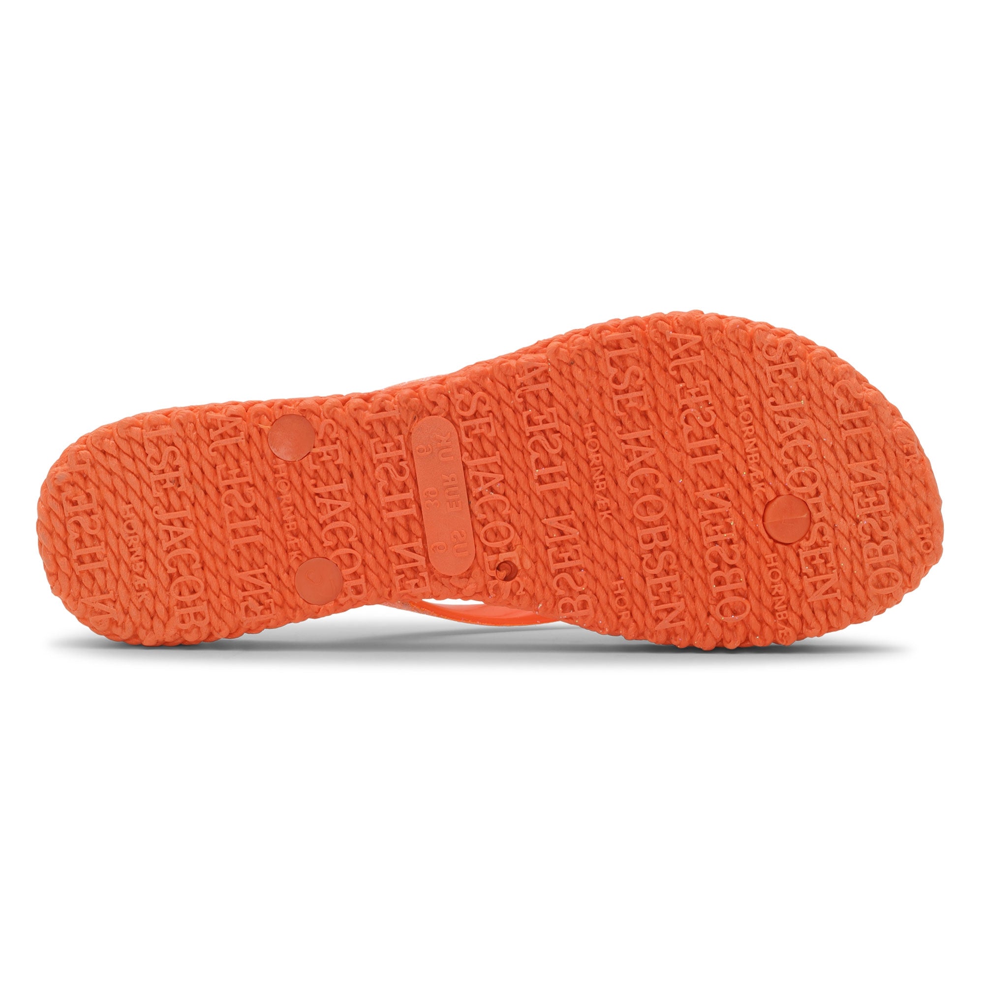 Slippers met glitter CHEERFUL01 - 349 Hot Orange | Hot Orange | Flip Flop | Ilse Jacobsen