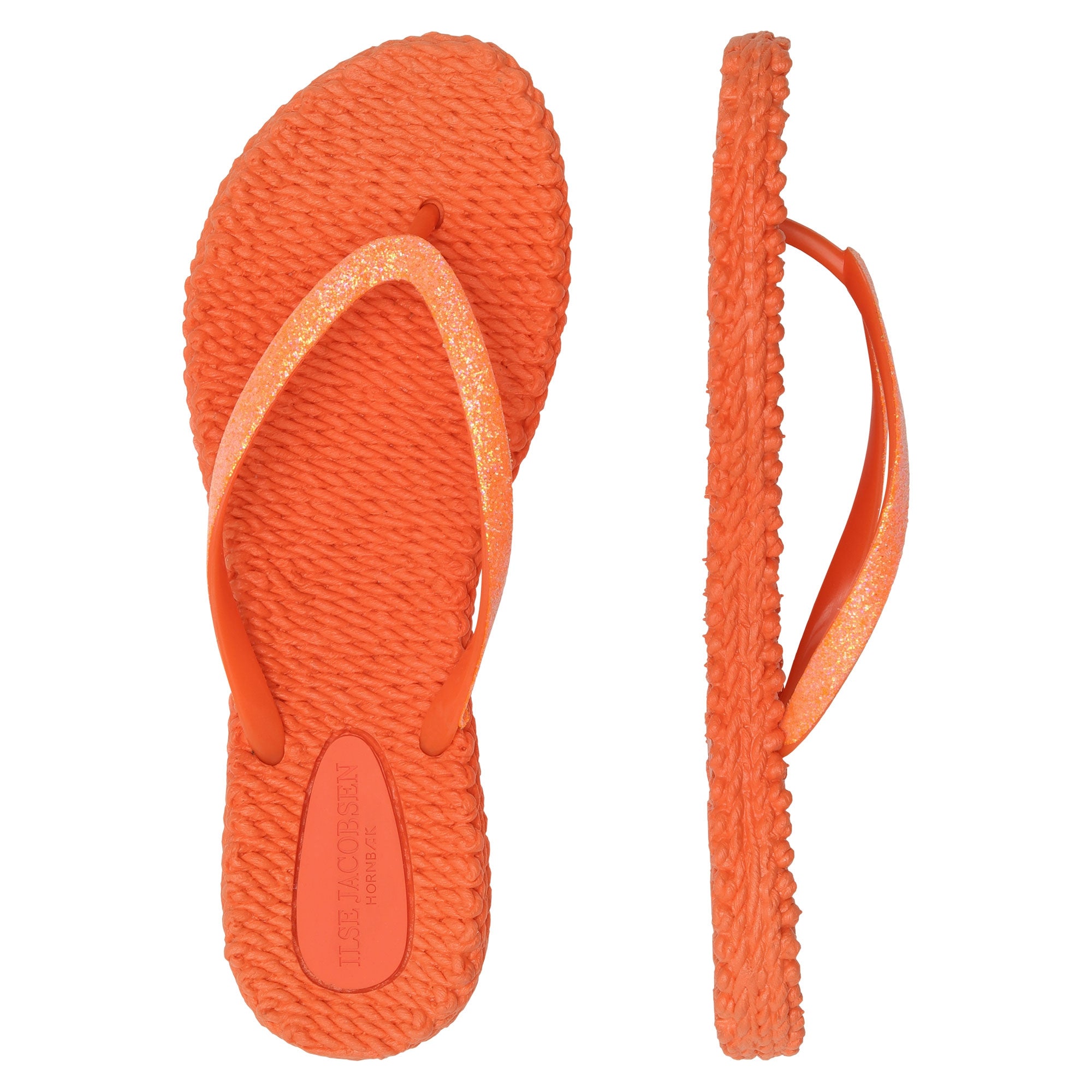 Slippers met glitter CHEERFUL01 - 349 Hot Orange | Hot Orange | Flip Flop | Ilse Jacobsen
