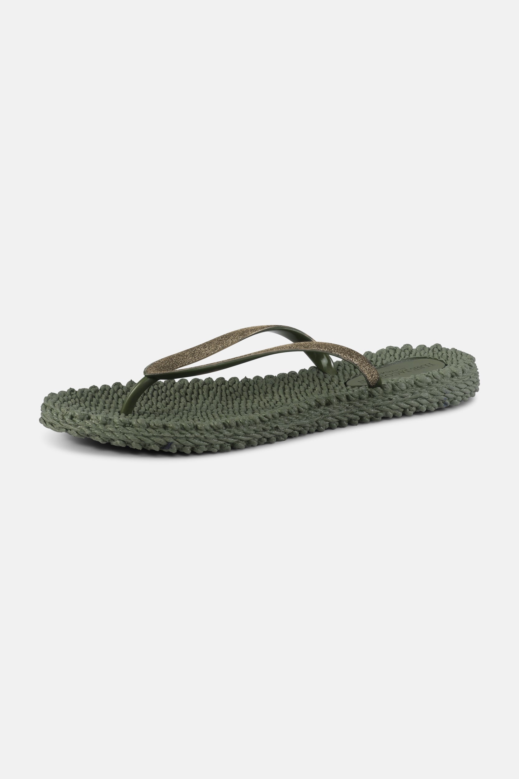 Slippers met subtiele glitter CHEERFUL01 | Army | Flip Flop | Ilse Jacobsen