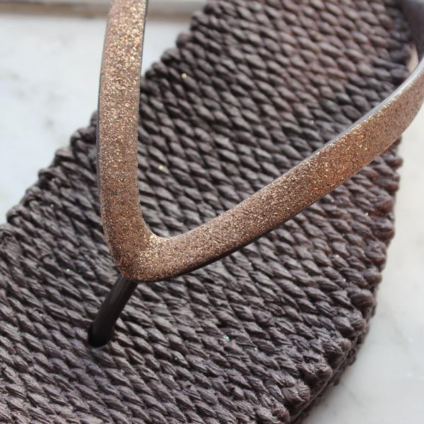 Slippers met glitter CHEERFUL01 - 54 Prune | Prune | Flip Flop | Ilse Jacobsen