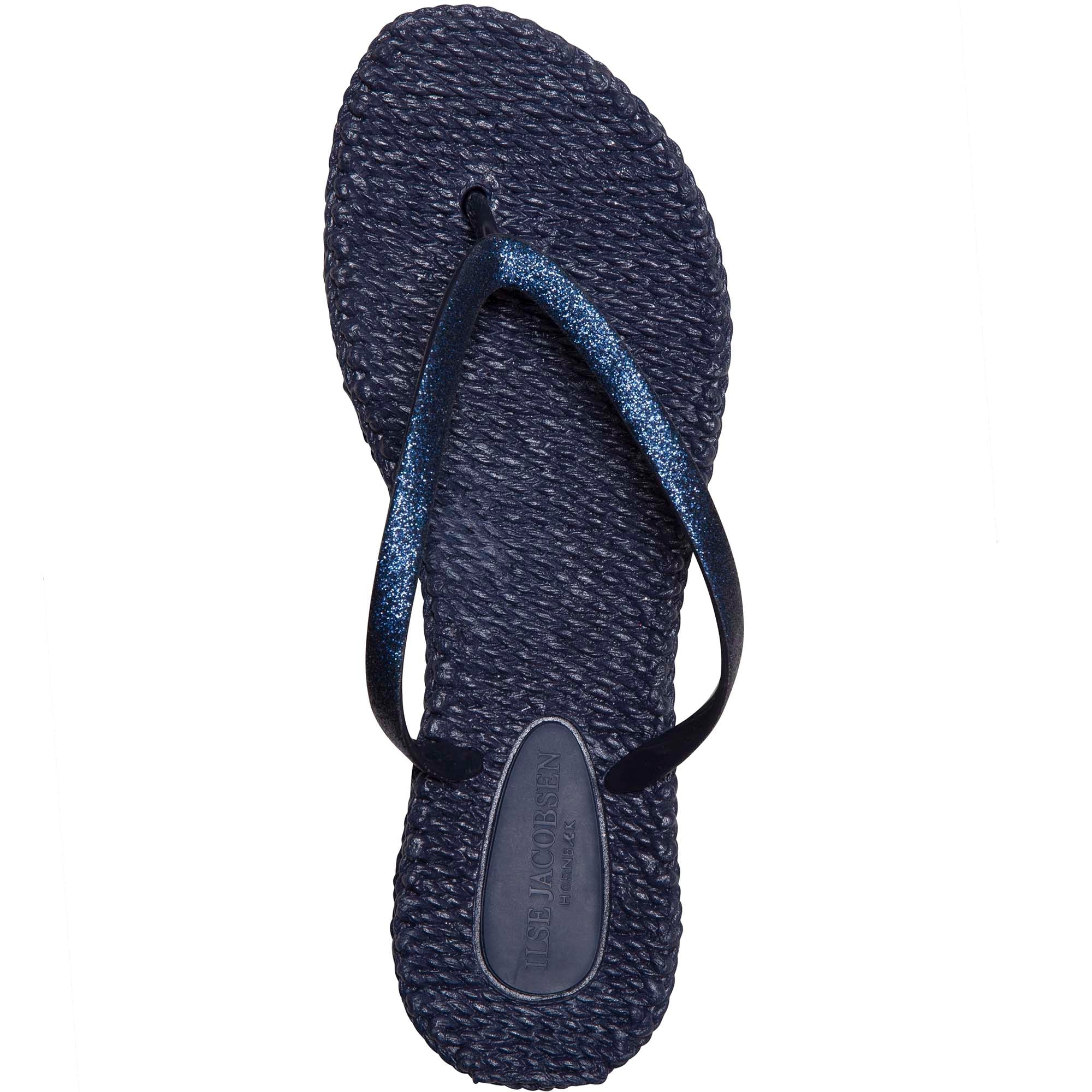 Slippers met glitter CHEERFUL01 - 620 Indigo | Indigo | Flip Flop | Ilse Jacobsen