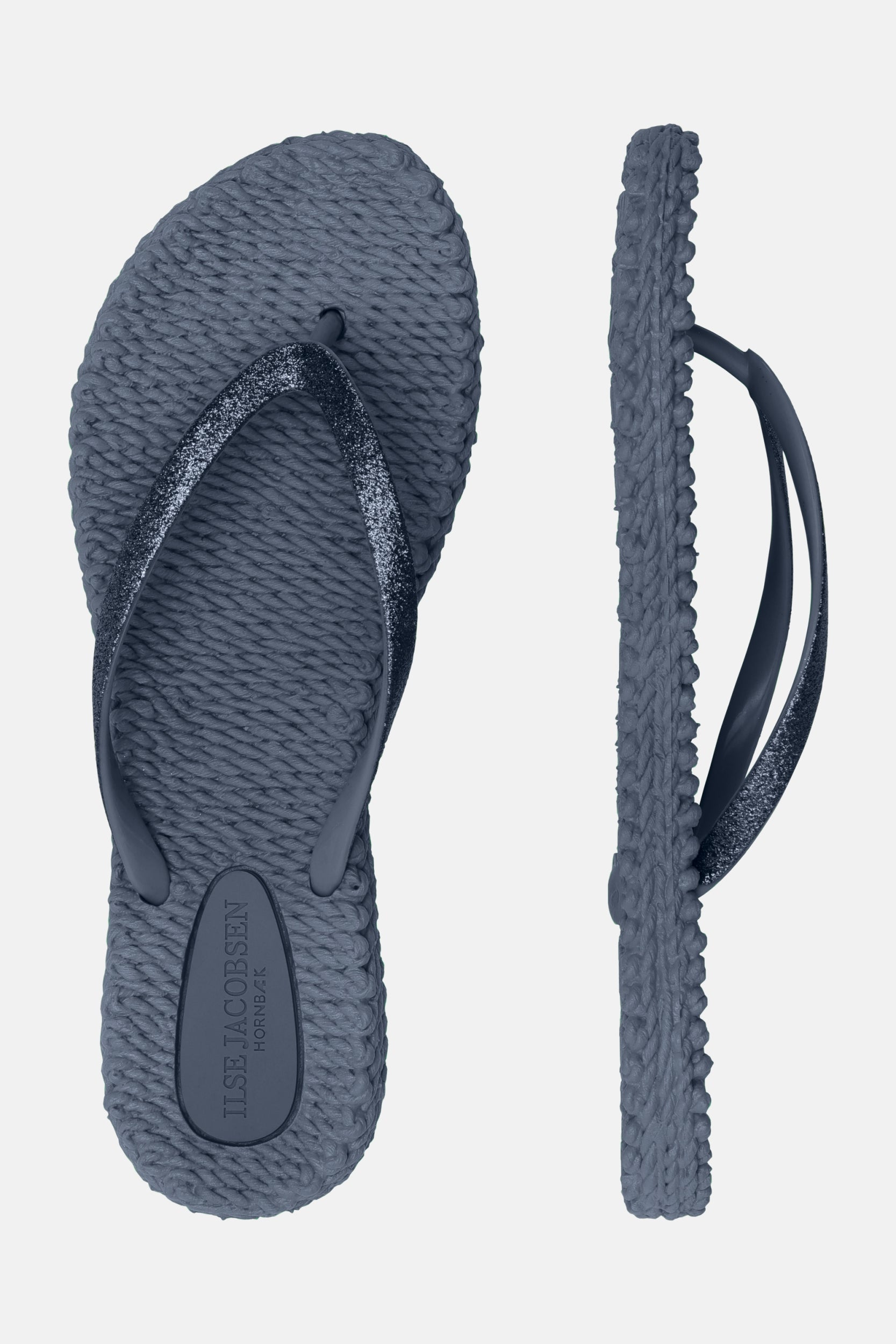 Slippers met subtiele glitter CHEERFUL01 | Indigo | Flip Flop | Ilse Jacobsen