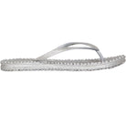 Slipper met glitter CHEERFUL01 | Silver | Flip Flop | Ilse Jacobsen