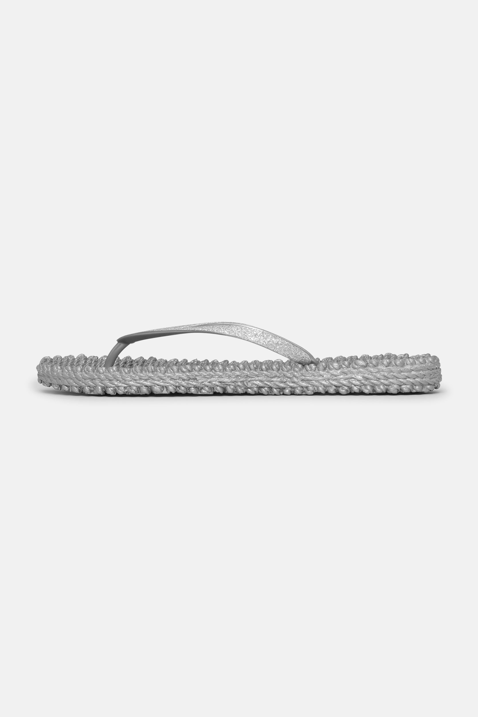 Slippers met subtiele glitter CHEERFUL01 | Silver | Flip Flop | Ilse Jacobsen
