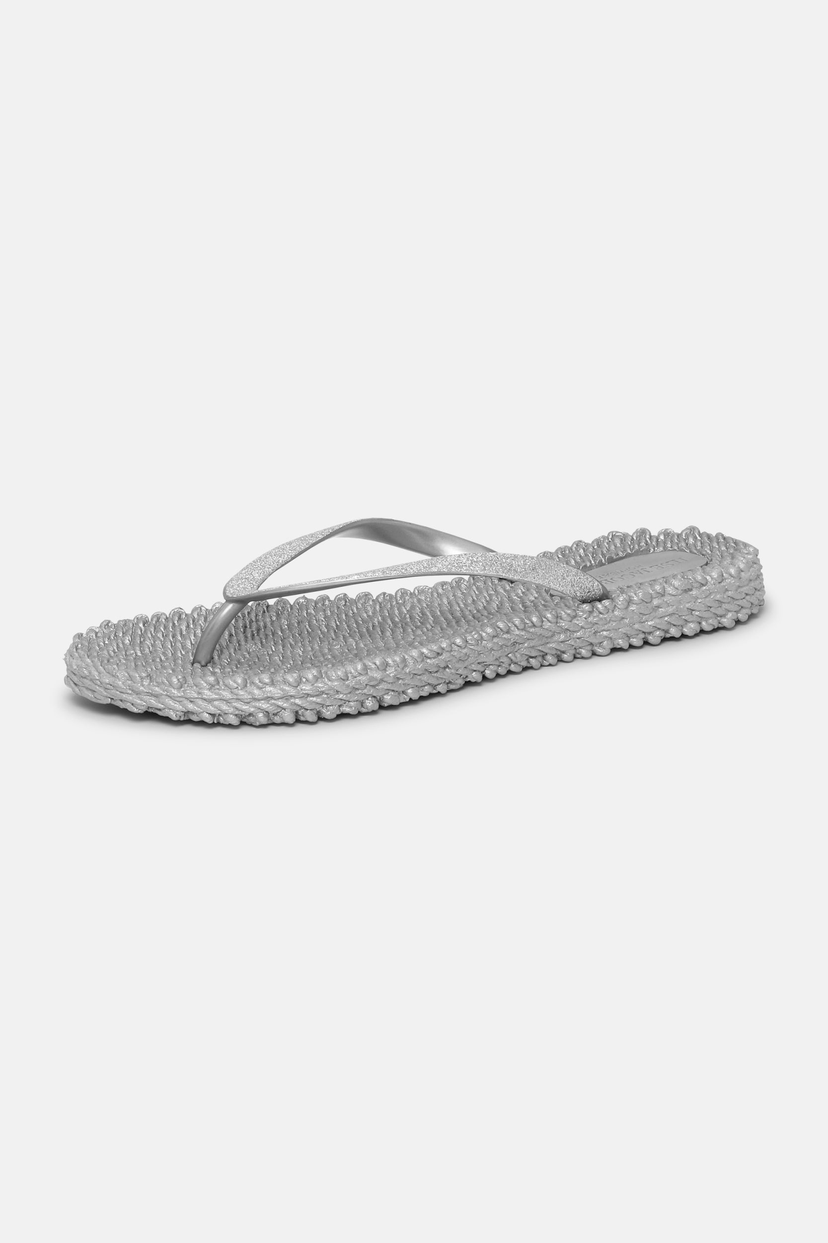 Slippers met subtiele glitter CHEERFUL01 | Silver | Flip Flop | Ilse Jacobsen