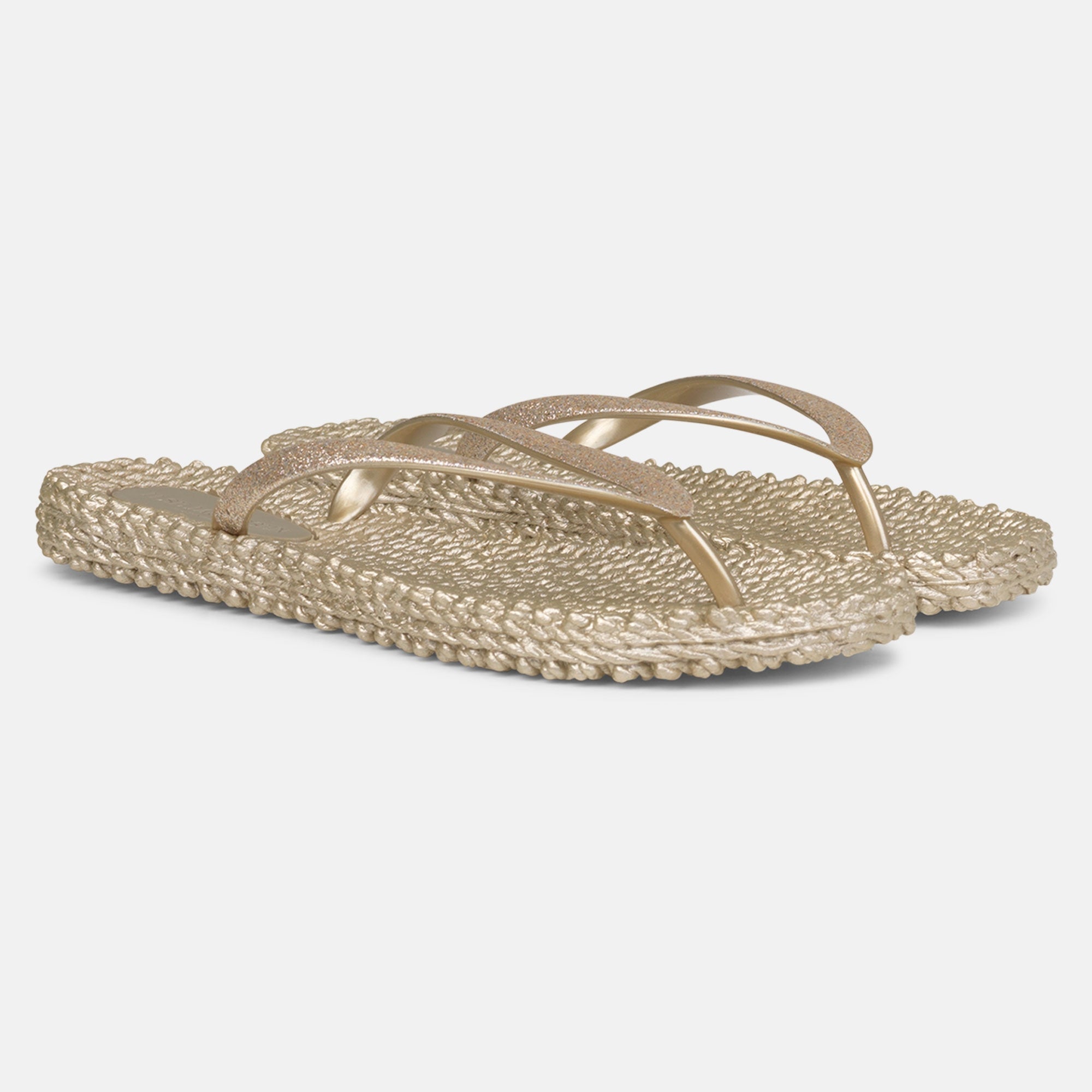 Slippers met glitter CHEERFUL01 - 780 Platin | Platin | Flip Flop | Ilse Jacobsen