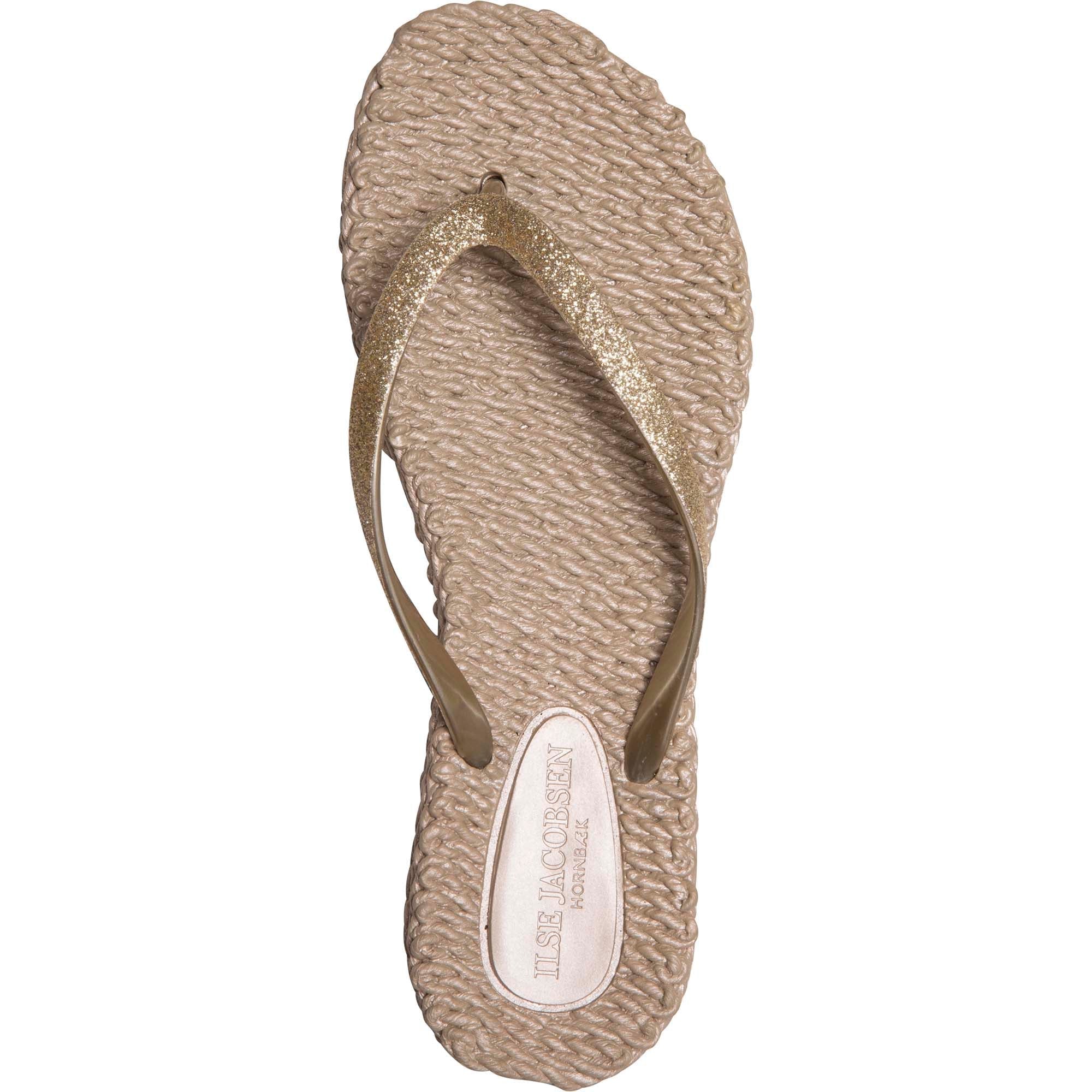 Slippers met glitter CHEERFUL01 - 780 Platin | Platin | Flip Flop | Ilse Jacobsen